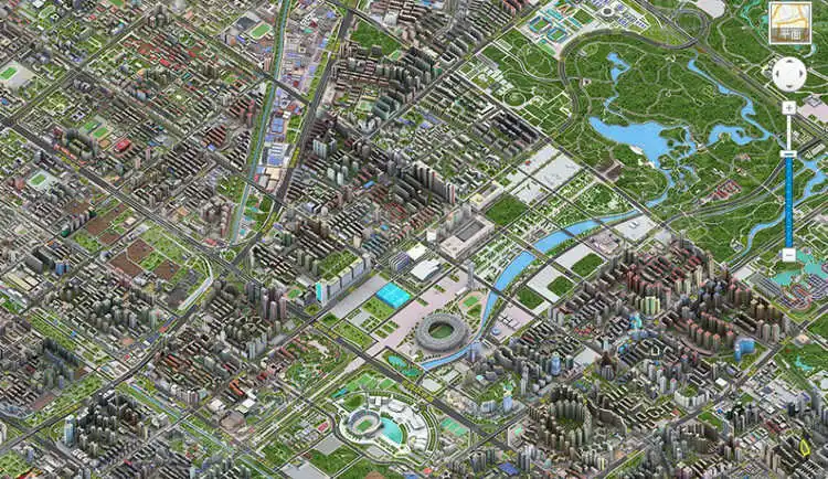 真三维地图编制